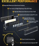 Thumbnail 13 of 15,5 cm 7Д Диоден Прожектор Супер Мощен Халоген Led Bar Лед Бар 40w Комбиниранa Бяла и Жълта Светлина 12V - 24V За АТВ SUF Джип 4х Offroad Камион