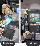 Thumbnail 10 of Мултифункционален органайзер за задната част на предна седалка на автомобил Черен с 10 джоба