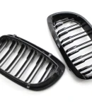 Thumbnail 3 of Бъбреци Решетки за БМВ BMW E46 Facelift Фейслифт 2002-2005 Черен Гланц