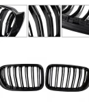 Thumbnail 2 of Двойни Бъбреци Решетки За БМВ BMW X3 X4 FACELIFT F25 F26 2014 - 2017г. Черен Гланц Лак