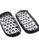 Thumbnail 6 of Бъбреци Решетки за BMW X5 E70 / X6 E71 (2007-2013)Diamond Style Черен Гланц