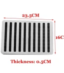 Thumbnail 13 of Универсална алуминиева стелка подложка под педалите 23.5 x 16 cm против плъзгане и износване на оригиналната стелка