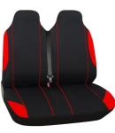 Thumbnail 4 of 2+1 КОМПЛЕКТ УНИВЕРСАЛНИ КАЛЪФИ , ТАПИЦЕРИЯ ЗА ПРЕДНИ СЕДАЛКИ ЗА БУС , МИКРОБУС , ЦВЯТ ЧЕРВЕНО-ЧЕРНО , ТЕКСТИЛ TAP408