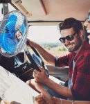 Thumbnail 10 of 12V 20 cm 8 инча вентилатор за автомобил с клипс щипка