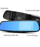 Thumbnail 7 of Авторегистратор видеорегистратор oгледало за обратно виждане с предна камера и камера за заден ход Full HD 1080P, 12–24V