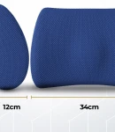 Thumbnail 5 of Ортопедична анатомична възглавница за лумбална опора от мемори пяна с охлаждащ гел