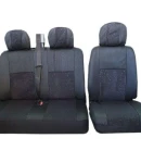 Thumbnail 1 of 2+1 комплект универсални калъфи тапицерия за бус и микробус - Transit, Sprinter, Movano, Master, Crafter, Transporter, LT, Boxer, Jumper - черни