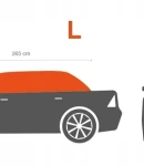 Thumbnail 2 of Водоустойчиво покривало полукалъф за автомобил размер L 265 cm x 125 cm сив CarPassion