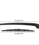 Thumbnail 8 of Комплект задна чистачка с рамо и перо 345mm за AUDI A4 B6 AVANT Комби