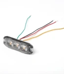 Thumbnail 3 of 12-24V LED ЛЕД Жълта Аварийна Лампа Блиц Светлина Мигаща За Пътна Помощ Платформа с 4 режима