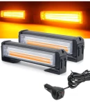Thumbnail 9 of Комплект 2 Броя 16cm Сигнална Аварийна Блиц Маяк Led Бар Лампа Пътна Помощ Платформа 12V-24V 36W