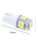 Thumbnail 1 of LED Лед Диодни Крушки За Габарит, Т10 W5W, 5 SMD, 12V, 6 Цвята Светлина