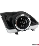 Thumbnail 6 of Топка за скоростен лост с маншон съвместима с VW Passat B6 06-12 с 5 скорости - черен конец