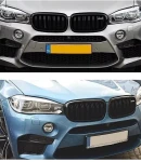 Thumbnail 5 of Двойни Бъбреци Решетки За БМВ BMW X5 X6 F15 F85 F16 F86 2014+ Черен Гланц Лак