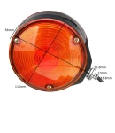 Thumbnail 1 of 1 брой ЛЕД LED 24V габарит за огледало ОБЕЦИ за камион Scania Сканиа Volvo Волво MAN Ман DAF Даф Mercedes Мерцедес в оранжево-червено