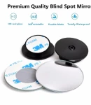 Thumbnail 5 of Комплект от 2 боя 360° допълнително широкоъгълно кръгло изпъкнало странично огледало за мъртва зона и обратно виждане