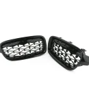 Thumbnail 7 of Бъбреци Решетки за BMW 3-та серия 2012-2018 F30 F31 Diamond Style Черен Гланц