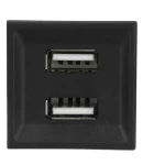 Thumbnail 9 of Двойно USB Зарядно за Вграждане за Volkswagen Фолксваген VW Transporter Транспортер Caravelle Каравел Т5 2003 - 2009