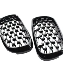 Thumbnail 5 of Бъбреци Решетки за BMW X5 E70 / X6 E71 (2007-2013)Diamond Style Черен Гланц