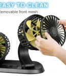 Thumbnail 5 of Двоен вентилатор с 2 степени 12V Ø10.5см