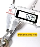 Thumbnail 10 of Ръчна лебедка скрипец със стоманено въже товароподемност 2т 2 тона