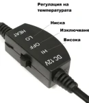 Thumbnail 2 of Подгряваща постелка/тапицерия за седалка на автомобил, бус, джип 12V