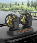 Thumbnail 3 of Двоен вентилатор с 2 степени 12V Ø10.5см
