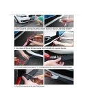 Thumbnail 1 of Универсален спойлер за броня и прагове бял карбон 5см x 2.5м