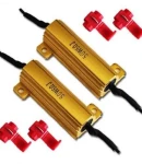 Thumbnail 1 of Kомплект от 2бр. товарен резистор 50W 6 Ома Стоп Мигач Товарно съпротивление