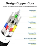 Thumbnail 3 of Кабел Phone Planet 2в 1 - Type C-CL 1.2m 100W