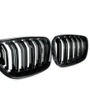 Thumbnail 2 of Двойни Бъбреци Решетки За БМВ BMW F22 F23 F24 F27 E87 2012г.-2018г. Черен Гланц Лак
