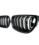 Thumbnail 3 of Двойни Бъбреци Решетки За БМВ BMW F22 F23 F24 F27 E87 2012г.-2018г. Черен Гланц Лак