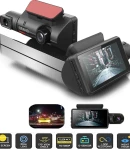 Thumbnail 11 of Авторегистратор видeорегистратор записваща видеокамера за автомобил Full HD 1080P 2 камери + 32 GB Micro SD Card карта с памет 85 x 50 mm