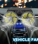 Thumbnail 7 of Двоен вентилатор с 2 степени 12V Ø10.5см