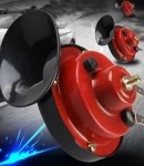 Thumbnail 6 of Комплект двутонна тромба клаксон тип „Охлюв“ 12V (2 PIN) с реле – за автомобили, джипове, ванове, автобуси и мотоциклети