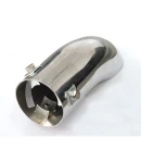 Thumbnail 2 of Универсален накрайник за ауспух на автомобил, Хром, 30-54мм, Дължина 18см