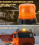Thumbnail 9 of 60 LED Лед Сигнална Лампа Аварийна Маяк Буркан 12V 24V С Mагнитно и Болтово Захващане