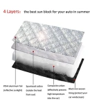 Thumbnail 9 of Термо сенник Покривало за предно стъкло на автомобил против сняг и слънце 150 x 95 см