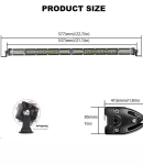 Thumbnail 2 of 54 см LED Лед Диоден Бар , 9000 lm 180W, Ултра Тънък 12-24V Комбинирана Combo - Flood и Spot Светлина