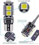 Thumbnail 5 of LED Лед Диодни Крушки За Габарит, Т10-5050 W5W, 9 SMD, 12V, 5 Цвята Светлина