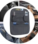 Thumbnail 14 of Мултифункционален органайзер за задната част на предна седалка със 7 джоба от черна еко кожа