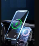 Thumbnail 7 of Smart Поставка стойка държач за телефон с безжично зарядно Wireless Charger за автомобил