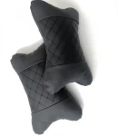 Thumbnail 2 of Комплект от 2 броя универсални възглавници авто възглавничка за врат за по-добър комфорт при дълъг път с автомобил черно