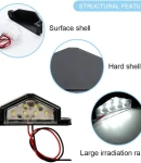 Thumbnail 5 of 12V ЛЕД LED Диодно осветление за заден регистрационен номер за Автомобил Камион Бус Ремарке Каравана и др.