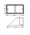 Thumbnail 2 of Лява Задна Светлина,Стоп и Габарит с Мигач За Трактор, Подходяща За Case/IH, Fiat, Ford, 81844441, D3NN13405B