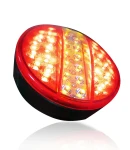 Thumbnail 4 of 1 брои LED Лед Диоден Стоп Тип Хамбургер Задна светлина За Камион Ремарке Бус Каравана Кемпер и др. 24V Ø14cm