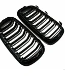 Thumbnail 15 of Двойни Бъбреци Решетки За БМВ BMW X5 X6 F15 F85 F16 F86 2014+ Черен Гланц Лак