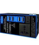 Thumbnail 1 of Мултифункционален Инвертор преобразувател на напрежение от 12V на 220V - 1600W