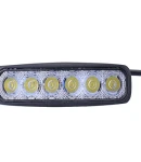 Thumbnail 4 of 6 LED 18W Халоген Водоустойчива Светлина Работна Лампа 10-30V за Ролбар АТВ, Джип Разпръсната Светлина FLOOD