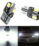 Thumbnail 2 of Лед Крушки За Габарит, Т10 W5W LED 8 SMD 5730, Canbus, 12V, Бяла Светлина, Error free , Без грешки